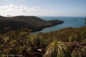 View from Hill Top Lookout over Coral Cove and Mangrove Flat, Hamilton Island
